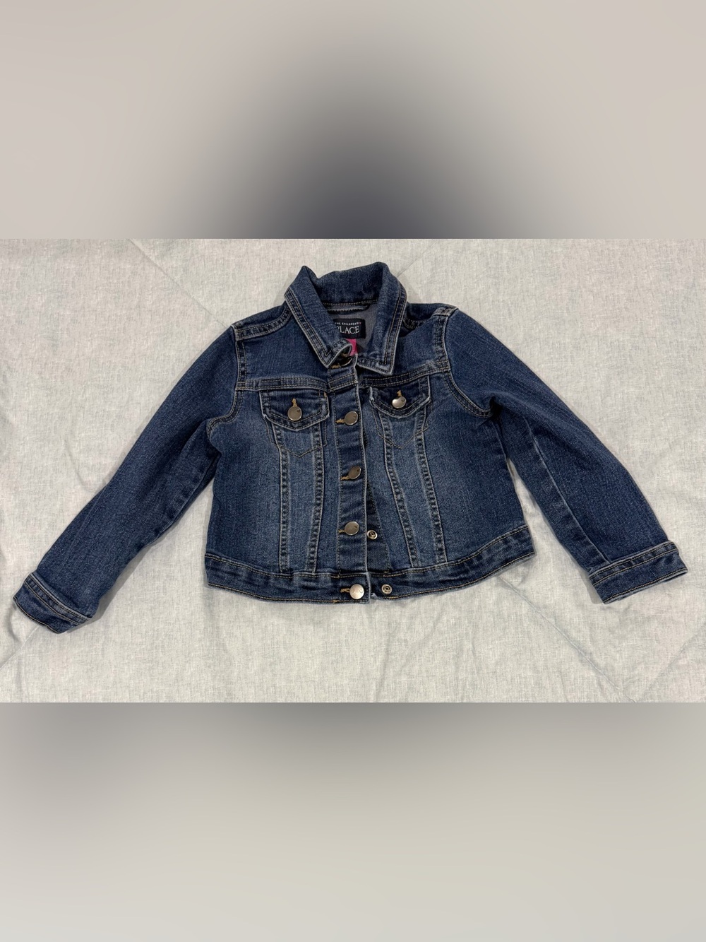 Dark Wash Denim Jacket for Kids - Classic Jean Coat